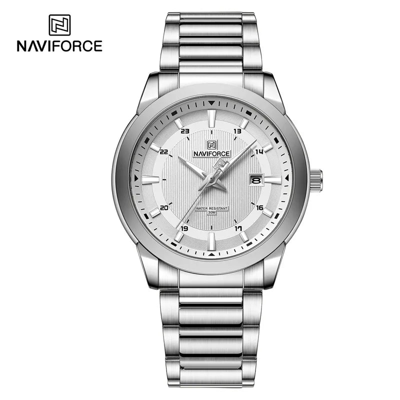 NAVIFORCE NF8029 Fashion Sport Watch | Stainless Steel | Luminous | Date Display