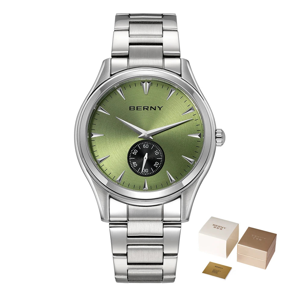 BERNY 2692M Men's Quartz Watch | Stainless Steel | 5ATM Water Resistant