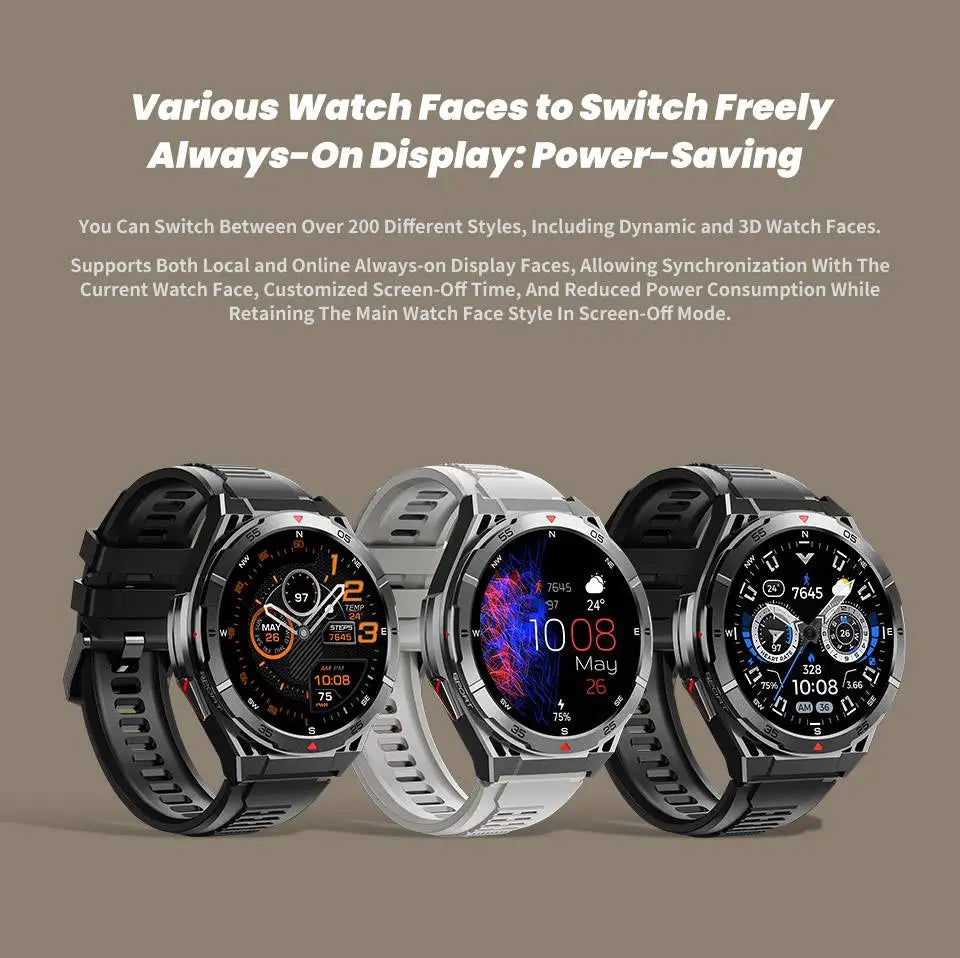 2026 For Xiaomi X2B Ultra Outdoor Sports Smart Watch Men 1.43" AMOLED GPS Compass Heart Rate 30M Waterproof BT Call Smartwatch