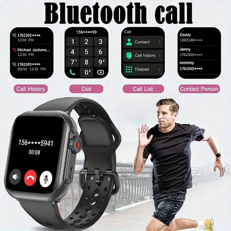 BOXUXING 1.85" AMOLED Smartwatch | 1000mAh, IP68, Bluetooth Calling & GPS