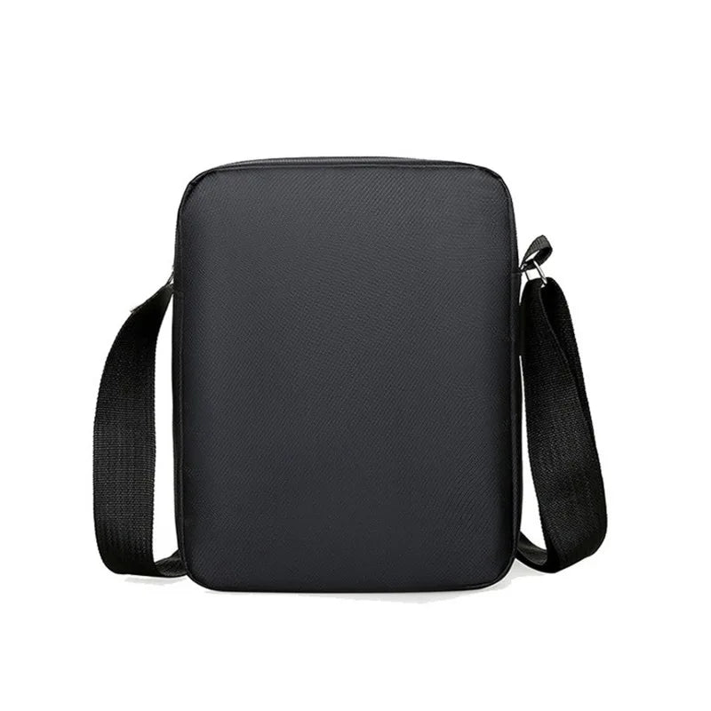 Men's Waterproof Nylon Bucket Crossbody Bag – Multi-Layer Shoulder & Business Bag