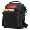 Vintage Crazy Horse Leather Shoulder Bag for Men — Large Capacity Messenger & Travel Tote