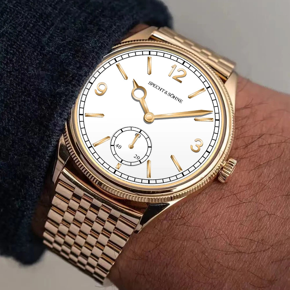 Specht & Söhne SP-1908 Automatic Watch | Seagull ST1701 | Sapphire Crystal | Open Caseback