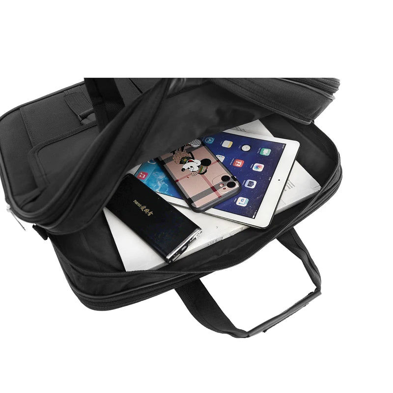 Large Capacity Oxford Cloth Briefcase Canvas Handbag Men's Business Bag Computer Bag Young Men's Soft Handle Shoulder Bag
