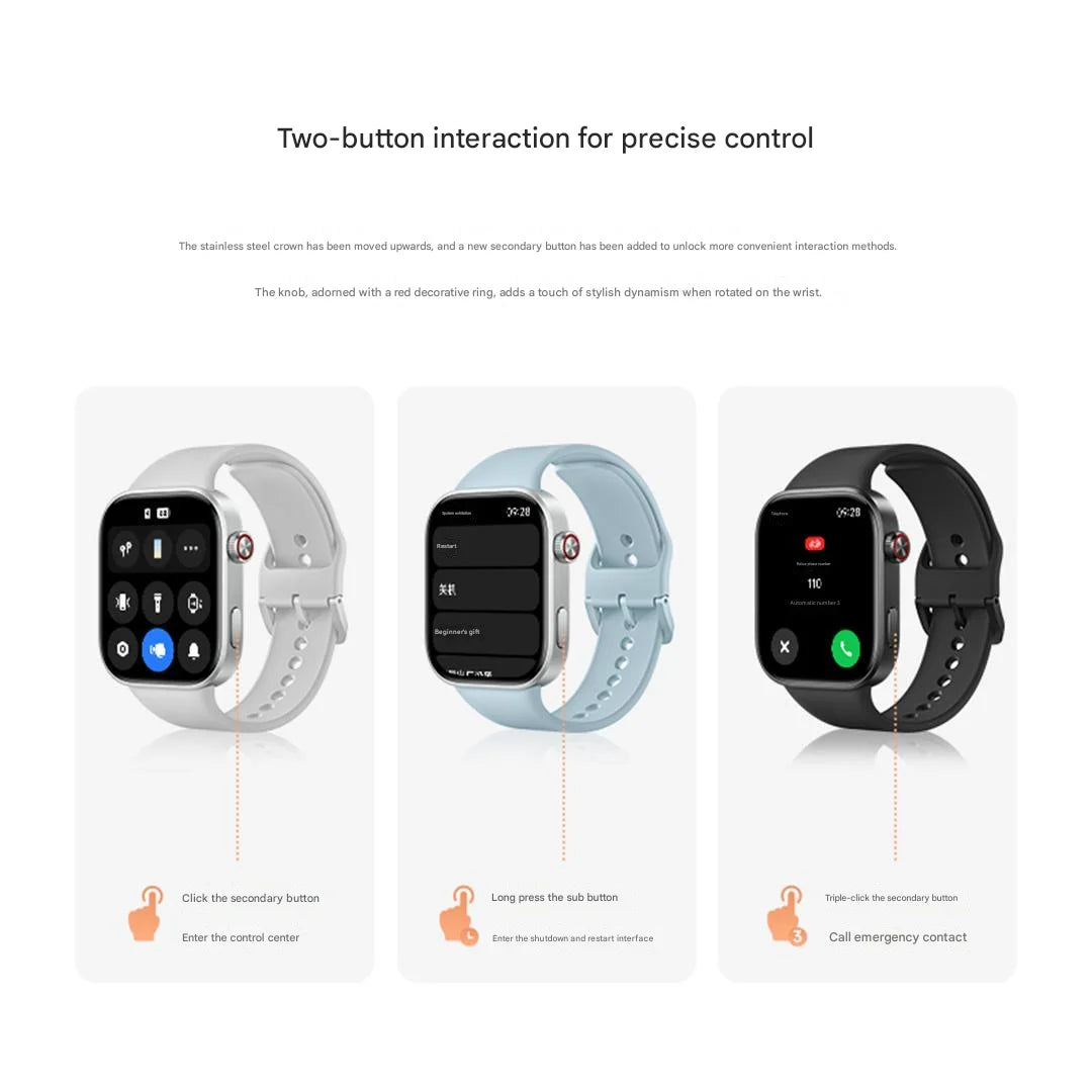 Xiaomi Redmi Watch 6 Smart Watch — 2.07" AMOLED, 24-Day Battery, Built-in GPS