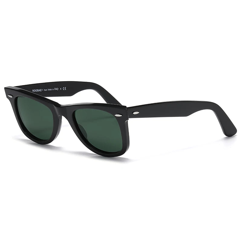 ROGBAE 214S Oval Acetate Sunglasses — Glass Lens