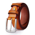 BISON DENIM Leather Pin Buckle Belt