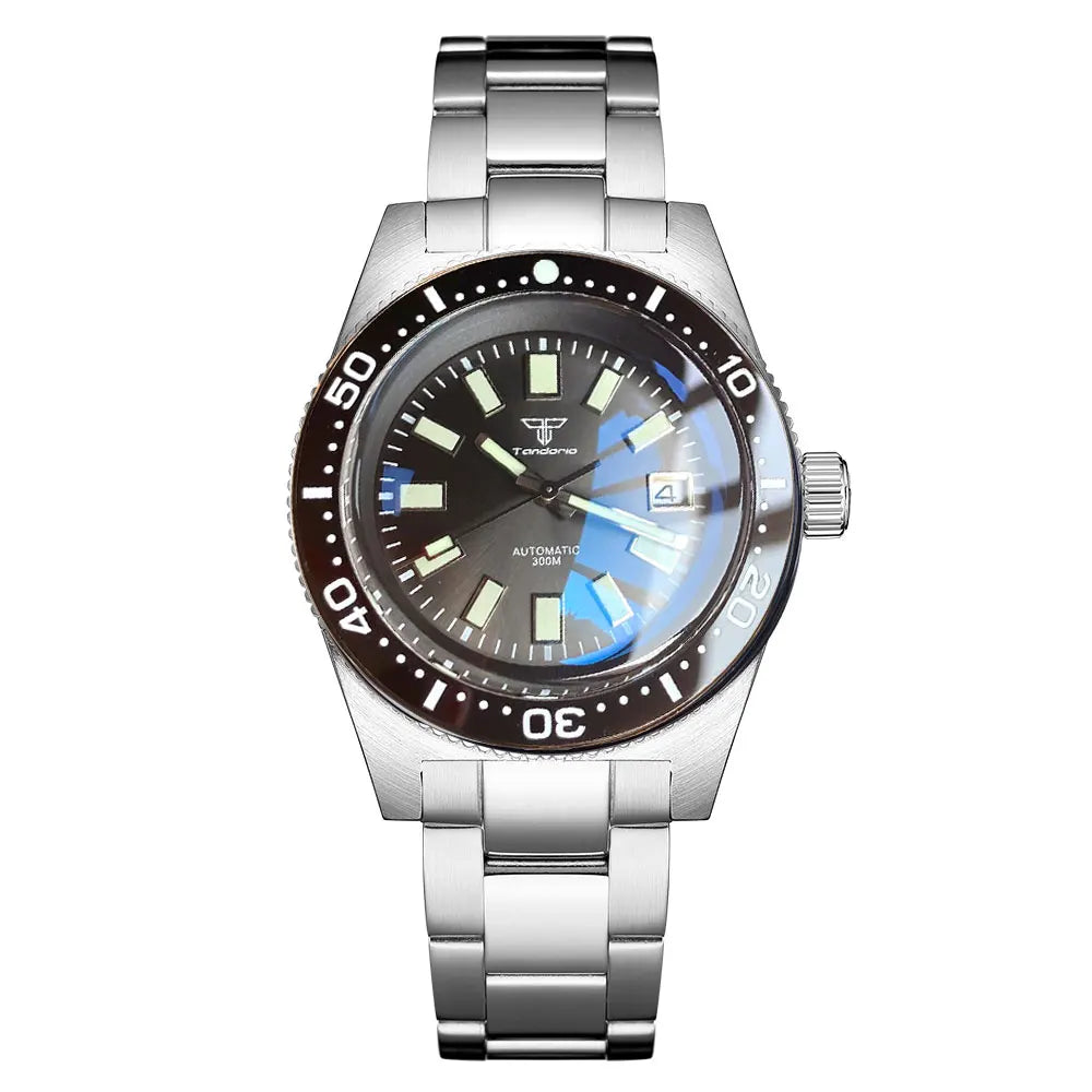 Tandorio 41mm 62MAS Dive Watch – Seiko NH35A, Ceramic Bezel, AR Sapphire, 300m Water Resistant