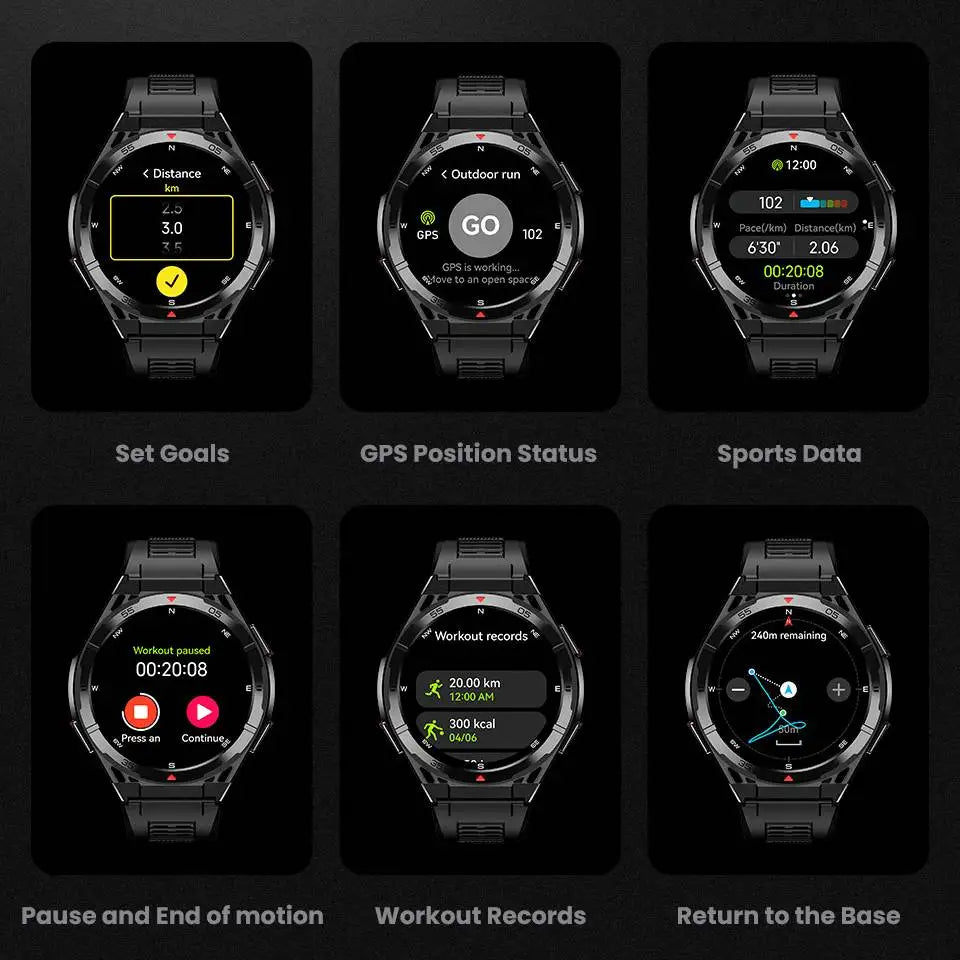 2026 For Xiaomi X2B Ultra Outdoor Sports Smart Watch Men 1.43" AMOLED GPS Compass Heart Rate 30M Waterproof BT Call Smartwatch