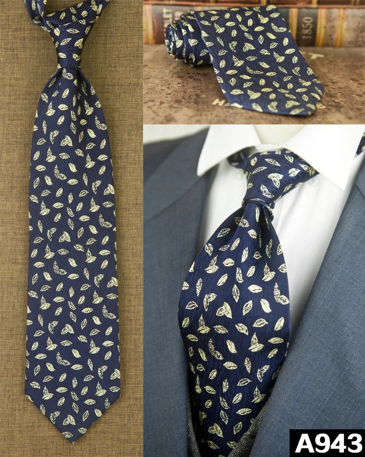 100% Silk Men's Printed Necktie – Vintage & Novelty Collection