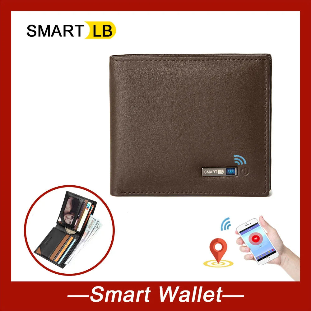 Smart Tracker Genuine Leather Men's Wallet