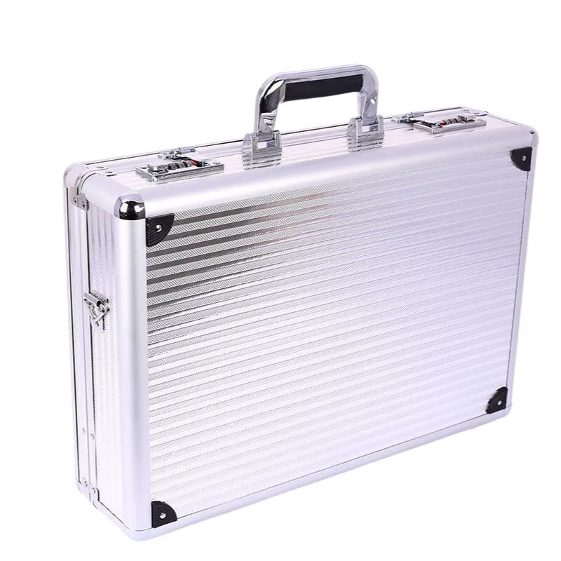 Hard Shell Security Briefcase | Locking Hasp, 15" Laptop, Documents & Tool Storage