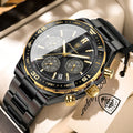 POEDAGAR Fashion Creative Men's Quartz Watch Waterproof Luminous Sport Man Clock Date Chronograph Business Watches For Men Reloj