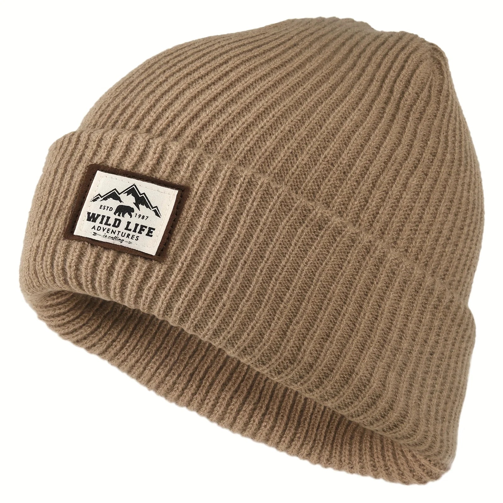 Men's Soft Knit Beanie – Windproof Skull Cap