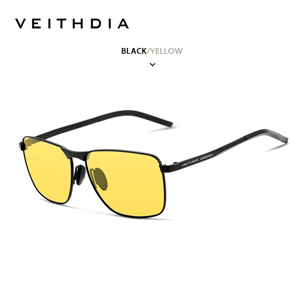 VEITHDIA Vintage Sports Sunglasses | Alloy Frame | Polarized UV400