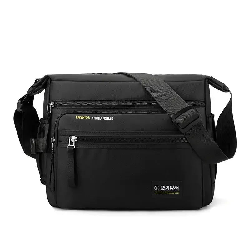Men's Nylon Crossbody & Shoulder Bag – Casual Tote Messenger for Travel & Daily Use