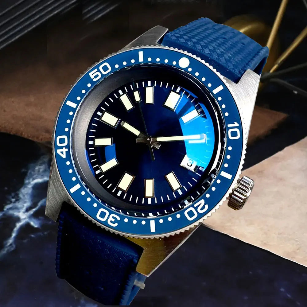 Tandorio 41mm 62MAS Dive Watch – Seiko NH35A, Ceramic Bezel, AR Sapphire, 300m Water Resistant