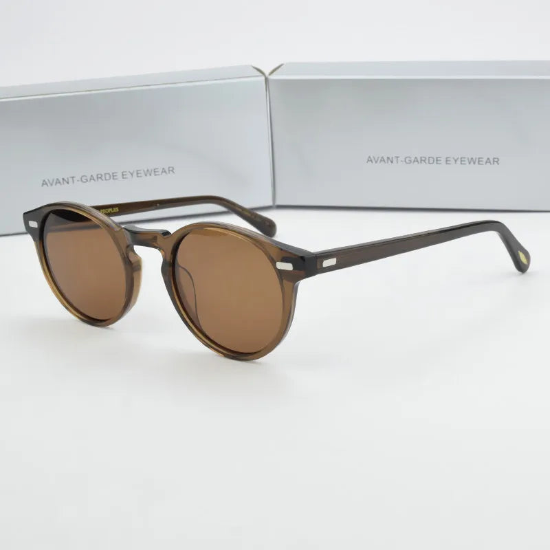 TAG Hezekiah 5186 Polarized Photochromic Round Sunglasses