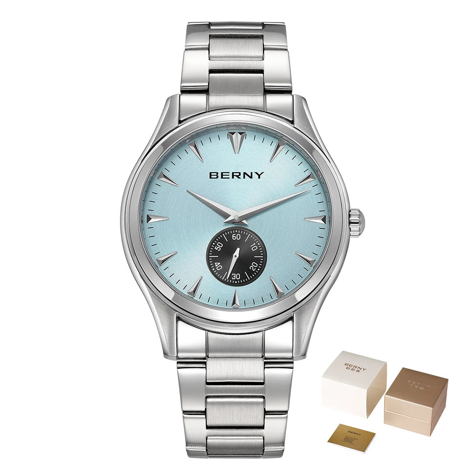 BERNY 2692M Men's Quartz Watch | Stainless Steel | 5ATM Water Resistant
