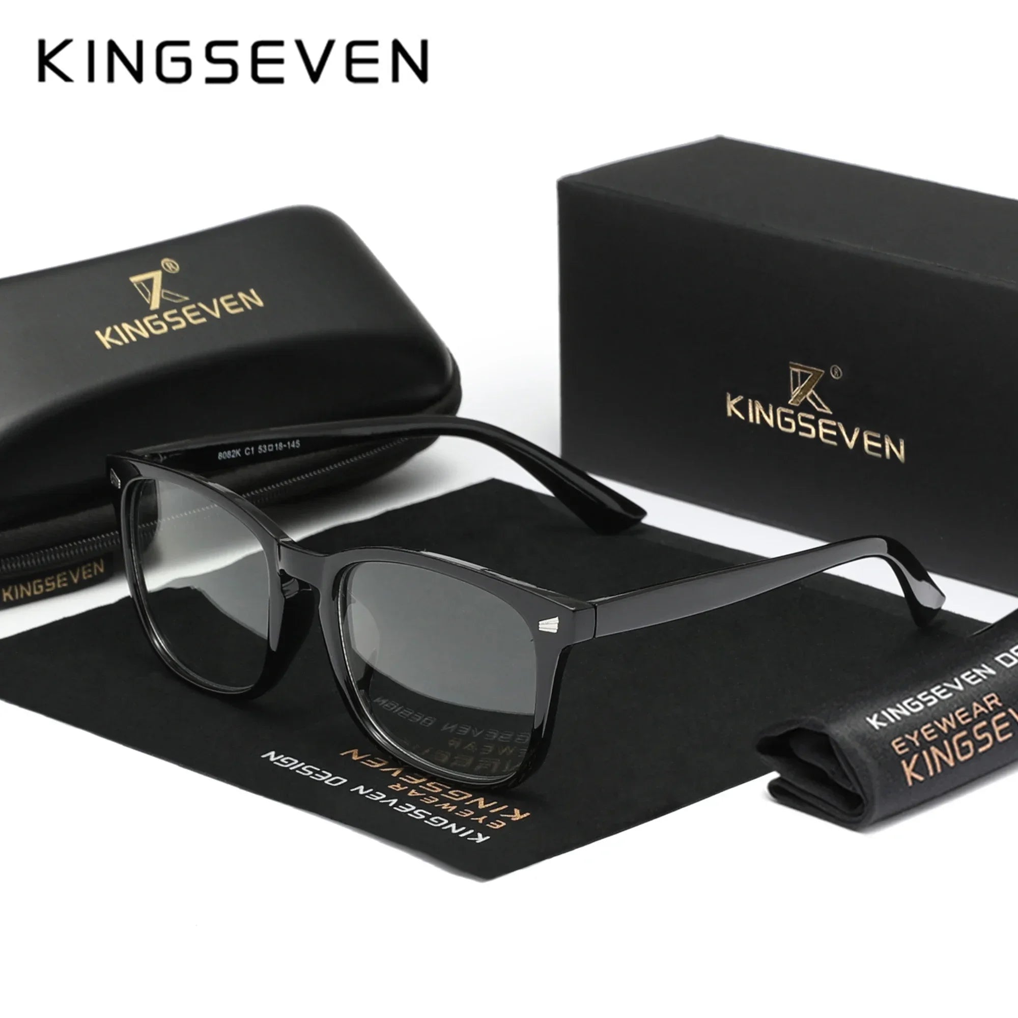 KINGSEVEN Anti-Blue Light Glasses Clear lenses For Women Men Computer Protection Eyewear Students Study Eyeglasses