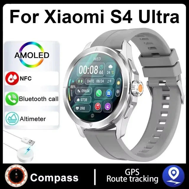 Hiwego S4 Ultra Smartwatch | 1.53" AMOLED, NFC, GPS, Compass & IP68