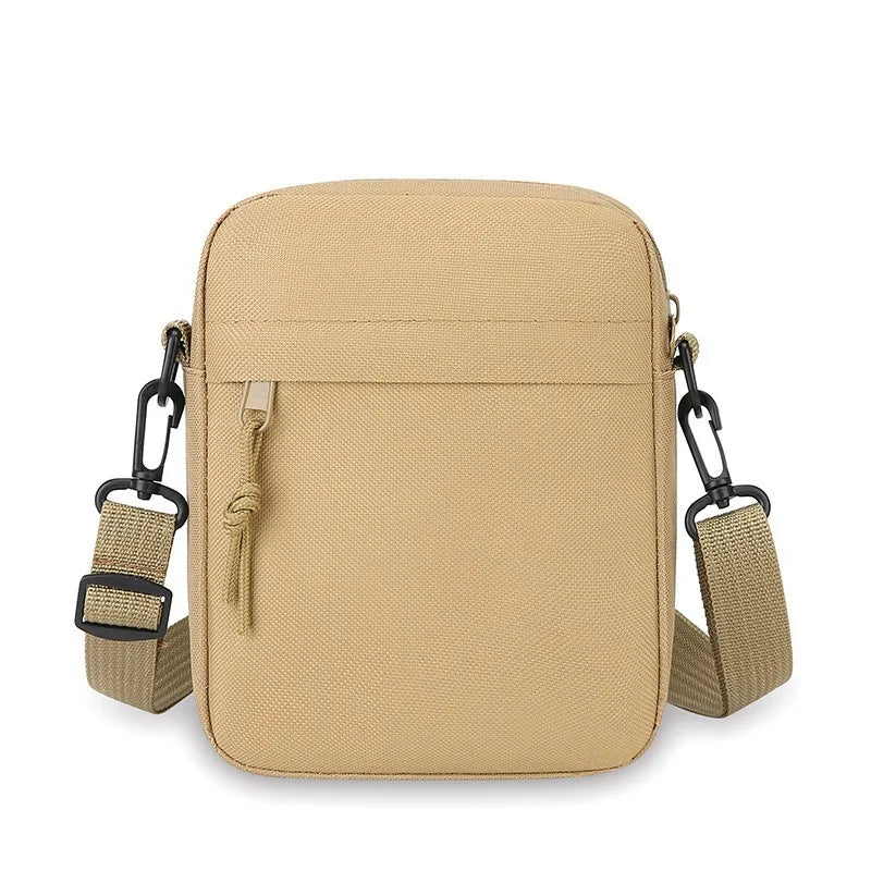 Lightweight Nylon Crossbody Bag – Compact Unisex Phone & Shoulder Bag