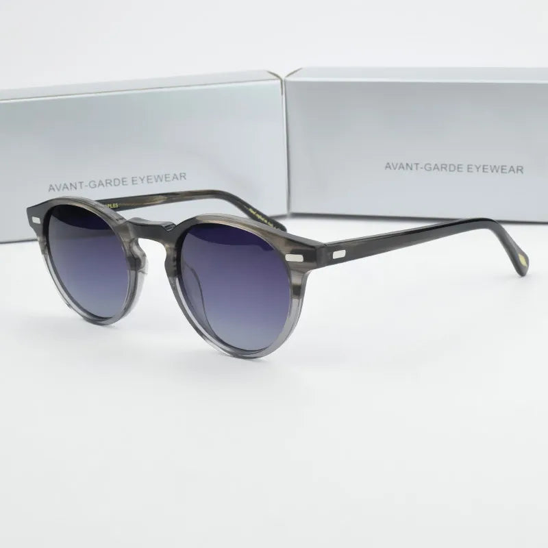 TAG Hezekiah 5186 Polarized Photochromic Round Sunglasses