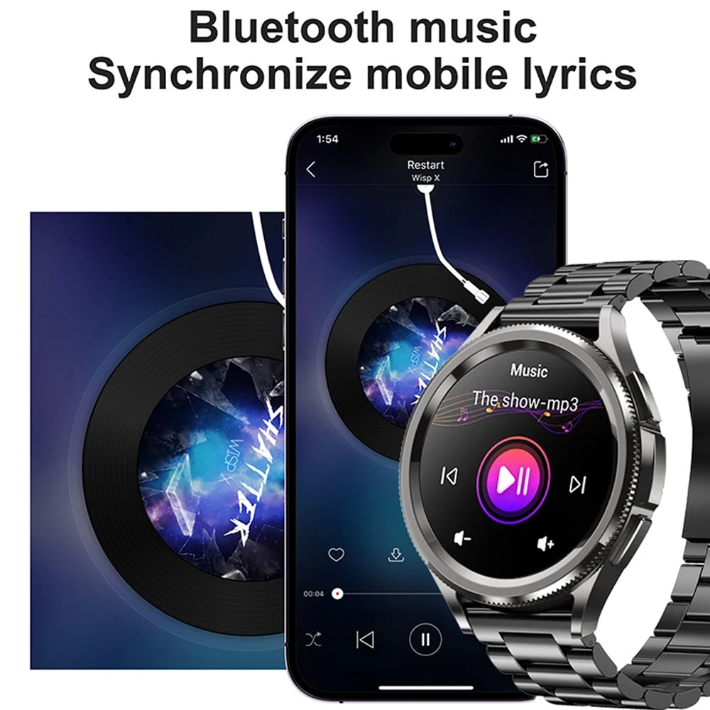 Jooeniok Watch 6 Pro Smartwatch | 1.46" AMOLED, Bluetooth Calling & GPS Sports Tracker