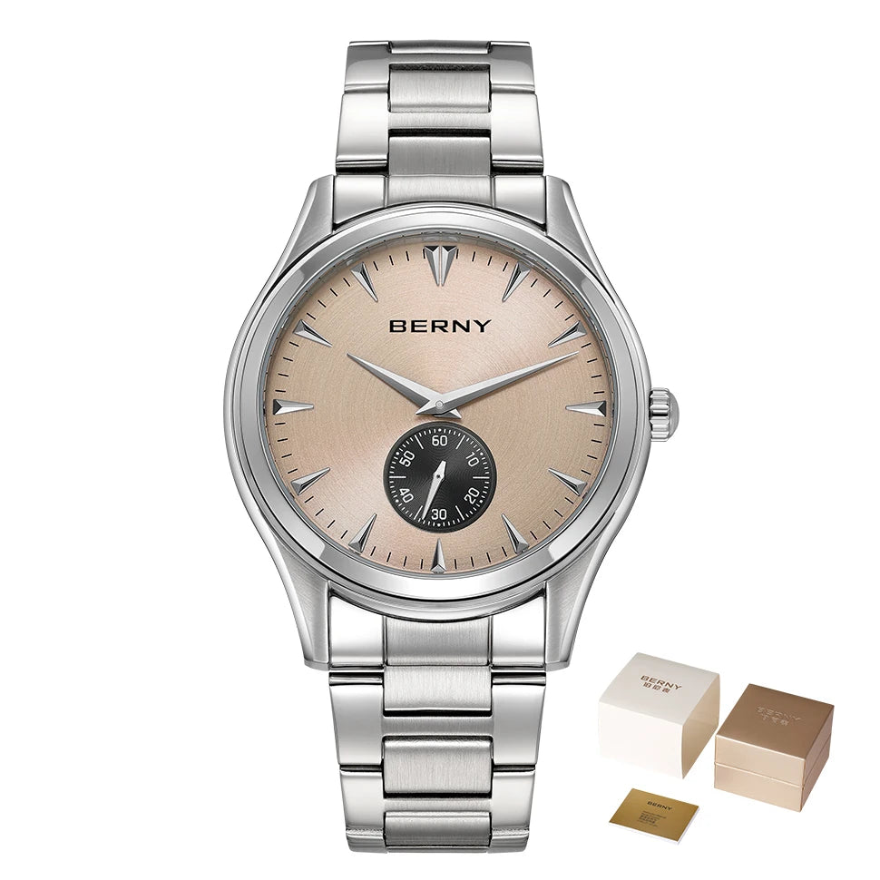 BERNY 2692M Men's Quartz Watch | Stainless Steel | 5ATM Water Resistant