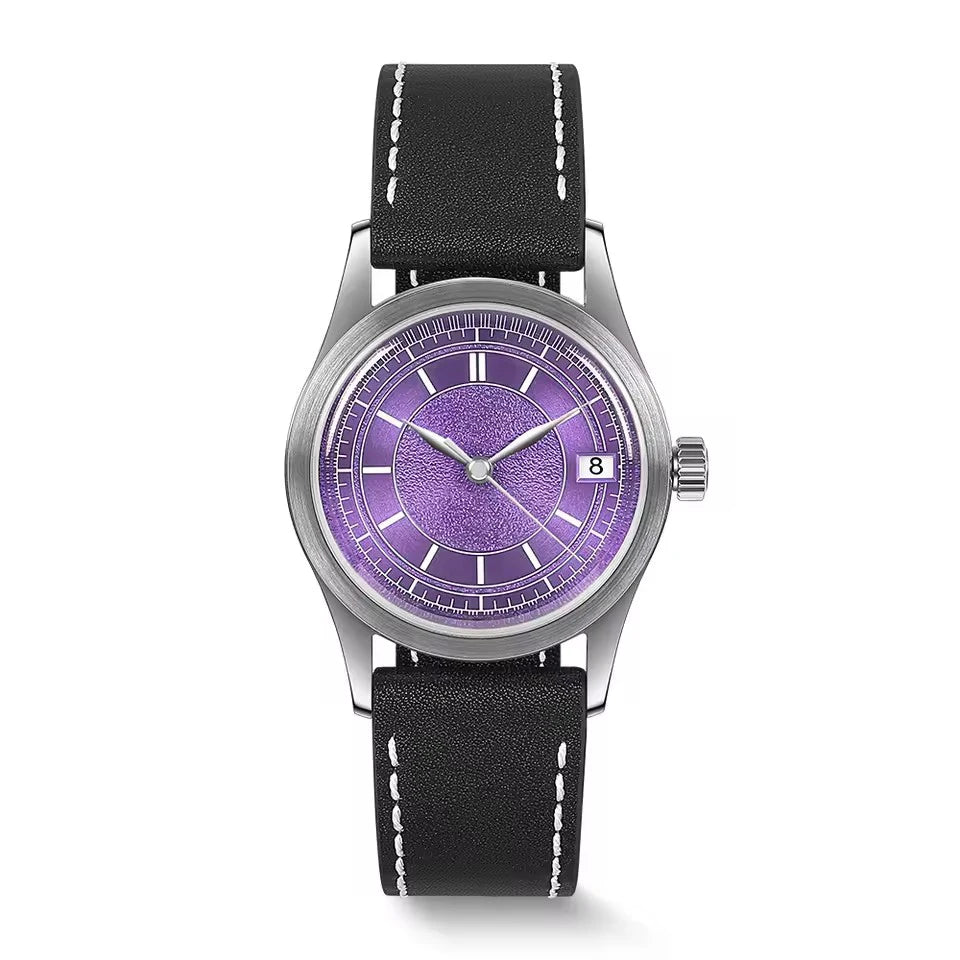 BODERRY Men Automatic Watch 38MM Pilot Mechanical Wristwatch 10Bar Waterproof Sapphire Mirror BGW-9 Luminous Hangzhou7208
