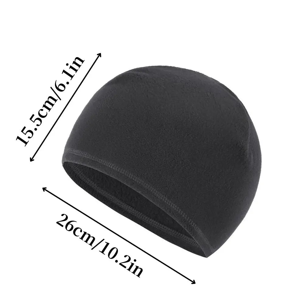 Men's Fleece Beanie – Windproof Winter Hat