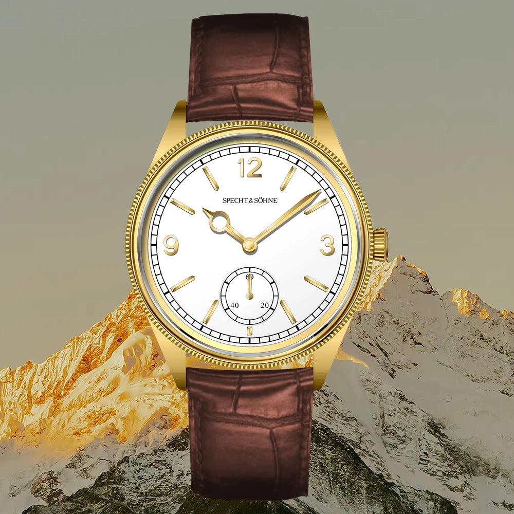 Specht & Söhne SP-1908 Automatic Watch | Seagull ST1701 | Sapphire Crystal | Open Caseback