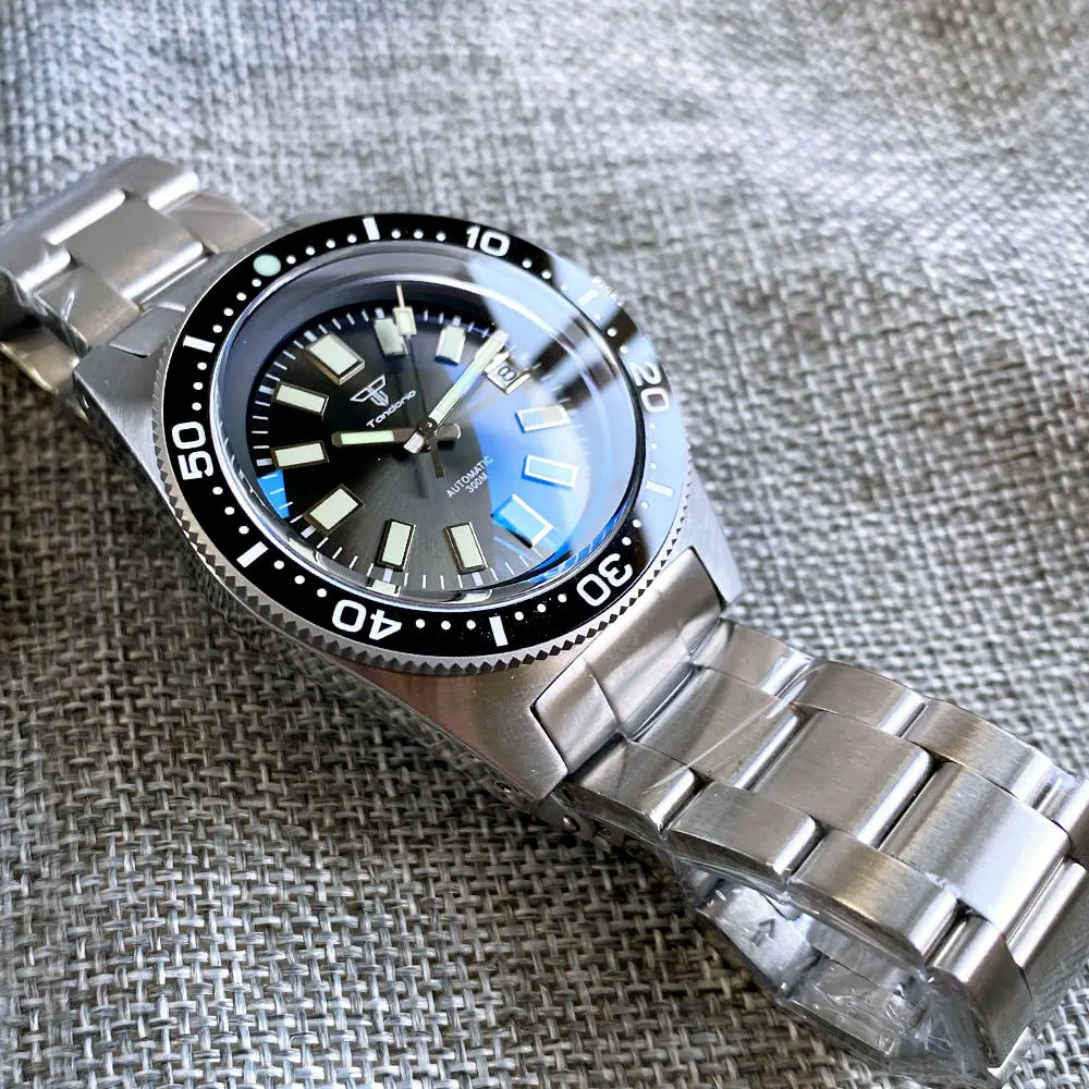 Tandorio 41mm 62MAS Dive Watch – Seiko NH35A, Ceramic Bezel, AR Sapphire, 300m Water Resistant