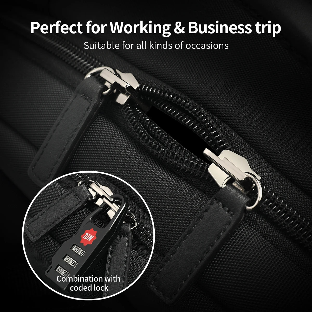 Tigernu Classic Travel Backpack – Two Sizes, Adjustable Laptop Compartment, 25–32L