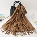 Men's Cashmere Blend Solid Scarf