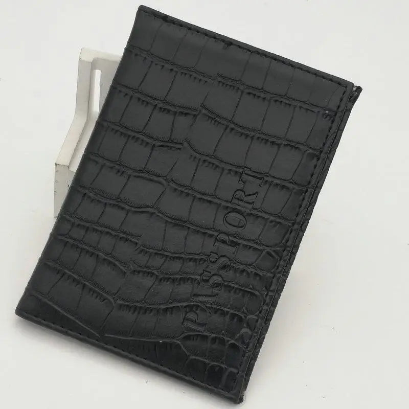 Functional Waterproof Passport Wallet in PU Leather with Extra Credit Card Slots