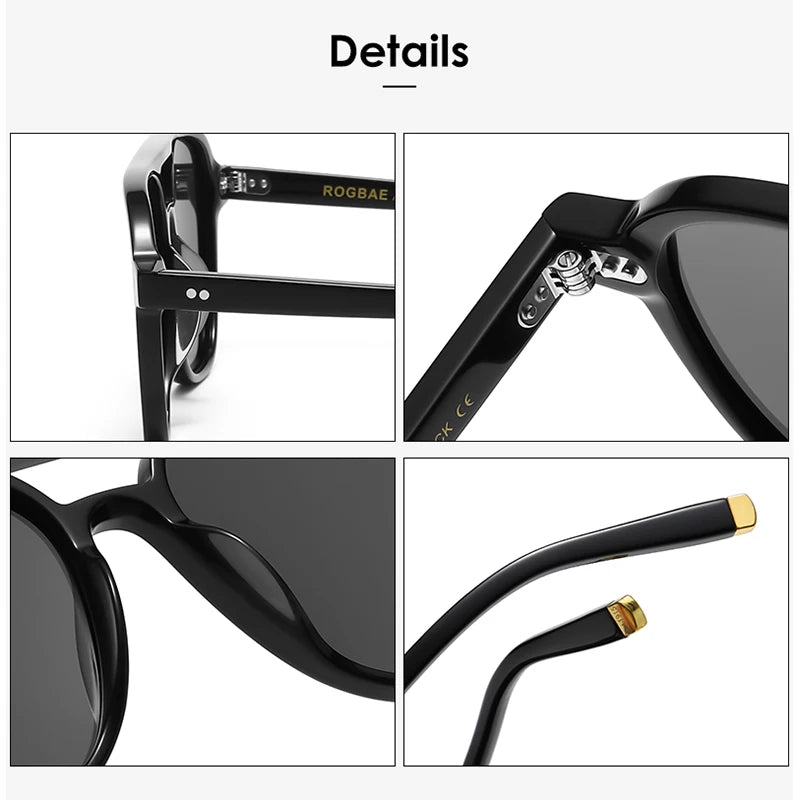 ROGBAE Bjorn Oval Acetate Sunglasses — Photochromic