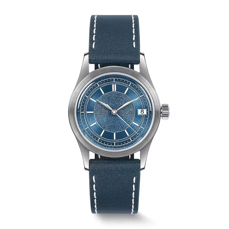 BODERRY Men Automatic Watch 38MM Pilot Mechanical Wristwatch 10Bar Waterproof Sapphire Mirror BGW-9 Luminous Hangzhou7208