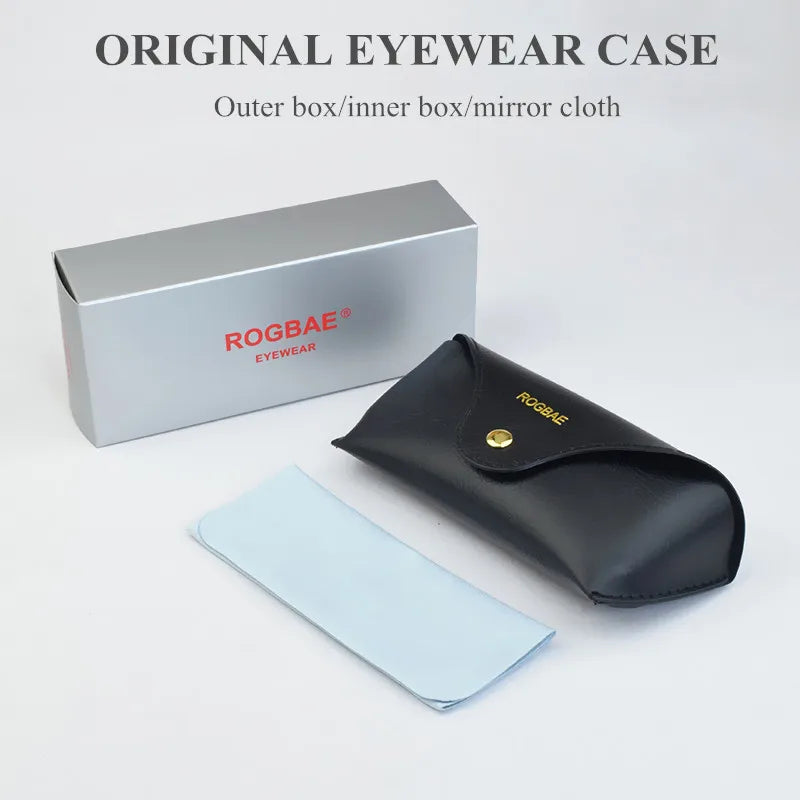 ROGBAE 214S Oval Acetate Sunglasses — Glass Lens
