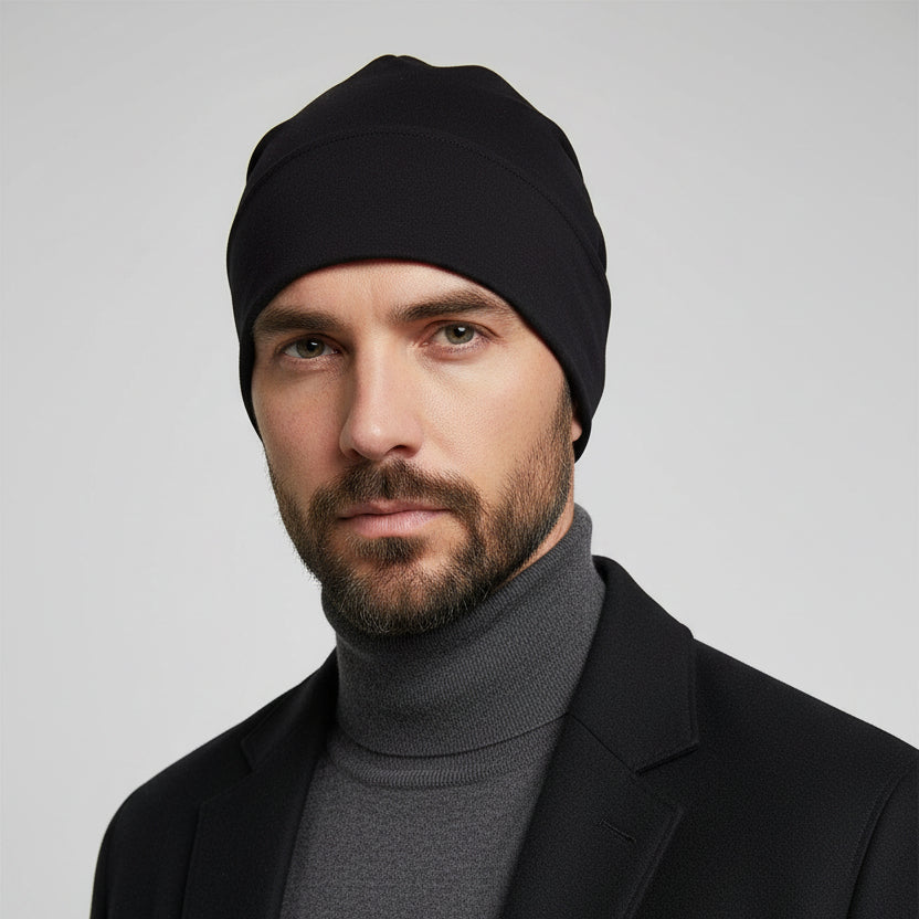 Classic Cotton Knit Beanie — Unisex, Windproof, One Size