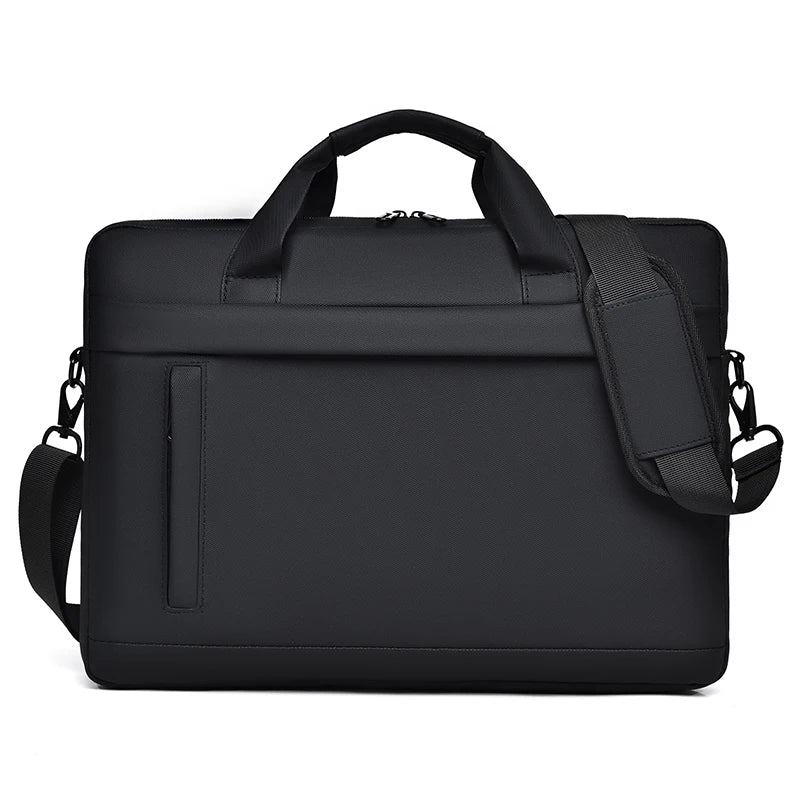 Men's Minimalist Briefcase | 14" Laptop Bag, Shoulder & Messenger Carry