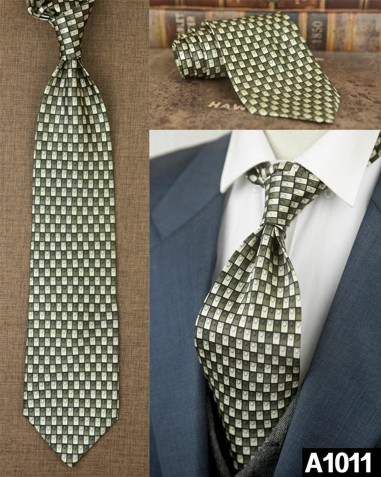 100% Silk Men's Printed Necktie – Vintage & Novelty Collection