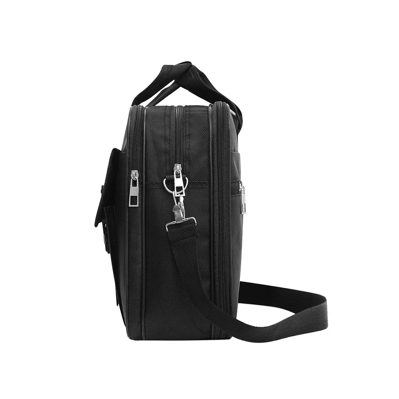 Large Capacity Oxford Cloth Briefcase Canvas Handbag Men's Business Bag Computer Bag Young Men's Soft Handle Shoulder Bag