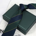 Men's Army Green Necktie – Solid Polyester | 7cm