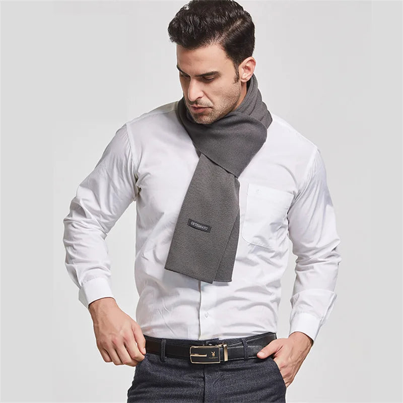 Men's Cashmere Blend Winter Scarf
