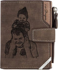 Personalised Photo Engraved Wallet for Men | Custom Gift