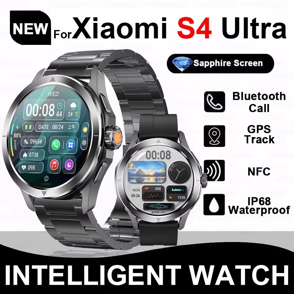 Hiwego S4 Ultra Smartwatch | 1.53" AMOLED, NFC, GPS, Compass & IP68