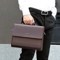 Executive Briefcase for Men — Business Shoulder Bag & iPad Crossbody with Document Compartment