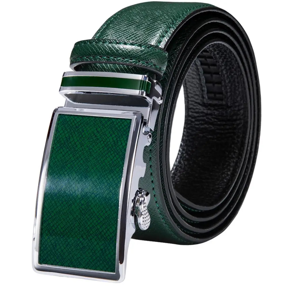 Men's Genuine Leather Ratchet Belt – Multi-Colour Collection