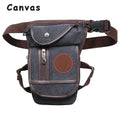 Men's Waterproof Motorcycle Drop Leg Bag – Nylon Riding Waist & Shoulder Bag
